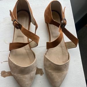 ROOLEE strapped flat womens size 7.5 or EU 38